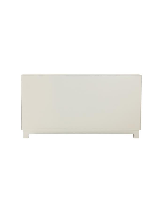 Voula - Rectangular 4-door Accent Cabinet - Beige