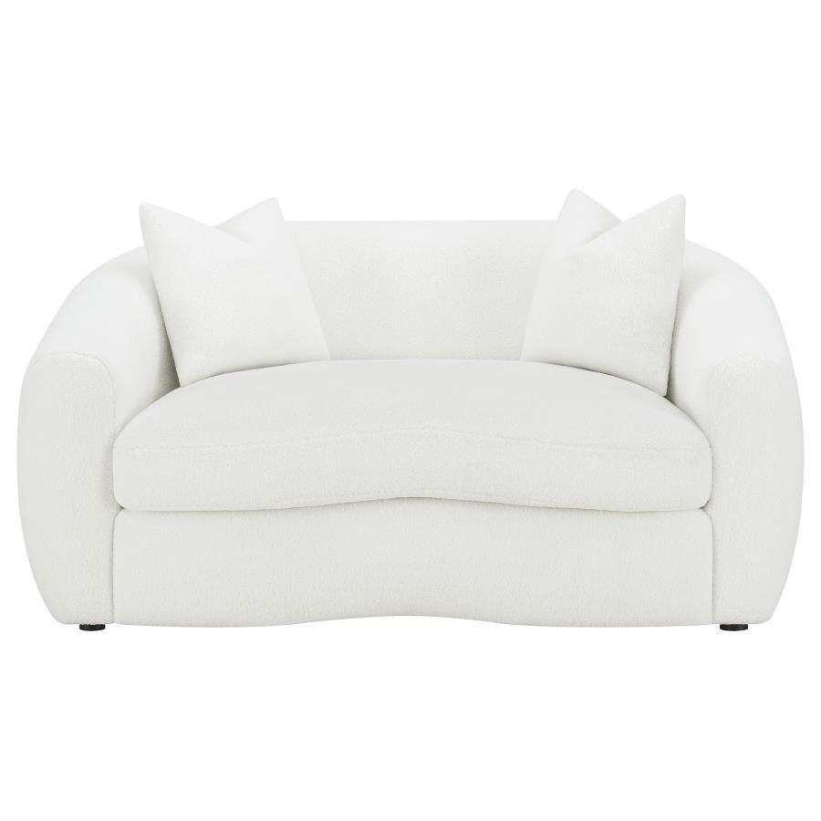 Isabella - 2 Piece Living Room Set (Sofa and Loveseat) - White