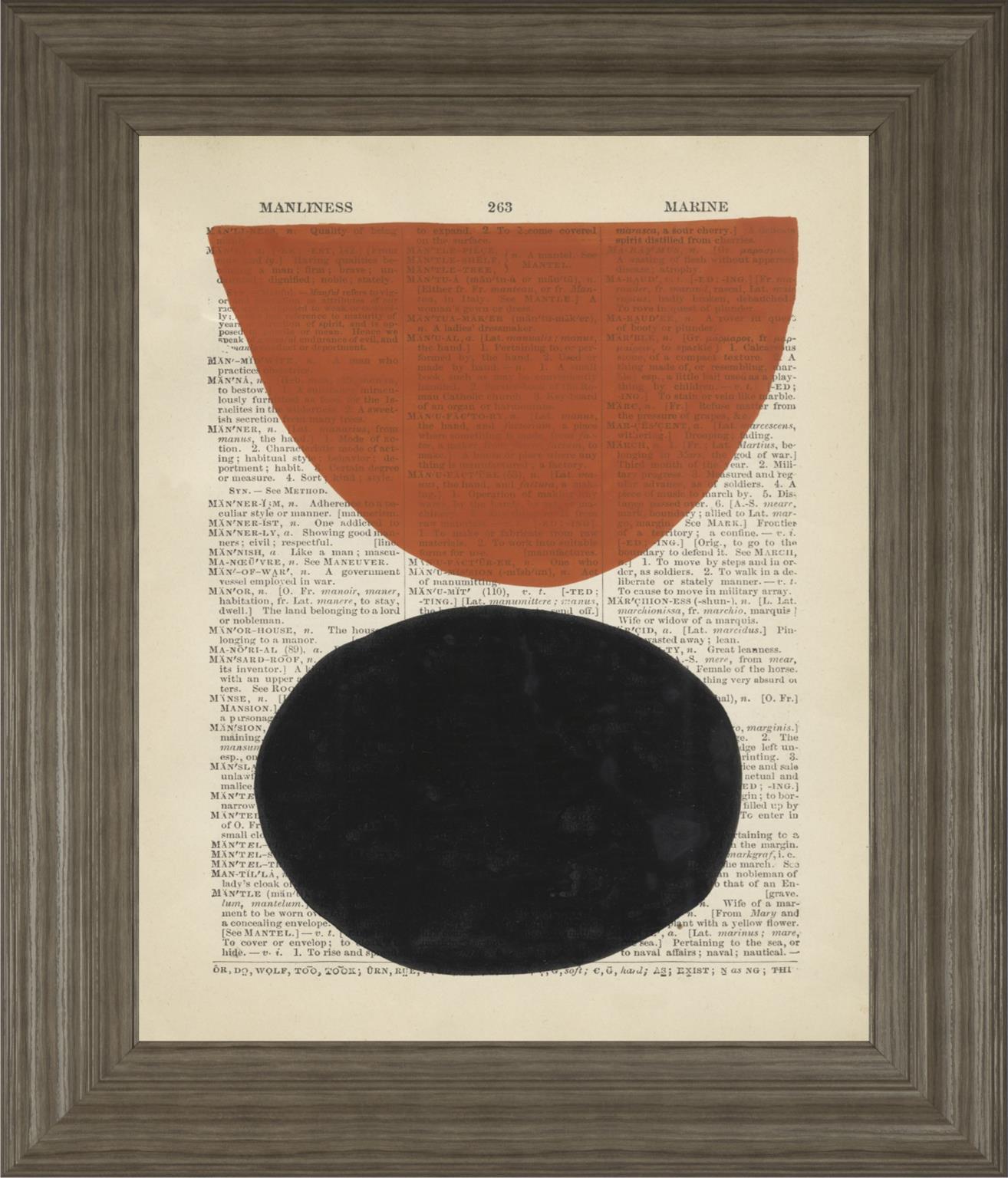 Modern Definition IV By Renee W. Stramel 22x26 - Red