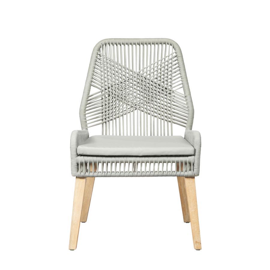 Nakia - Woven Back Side Chair (Set of 2) - Gray