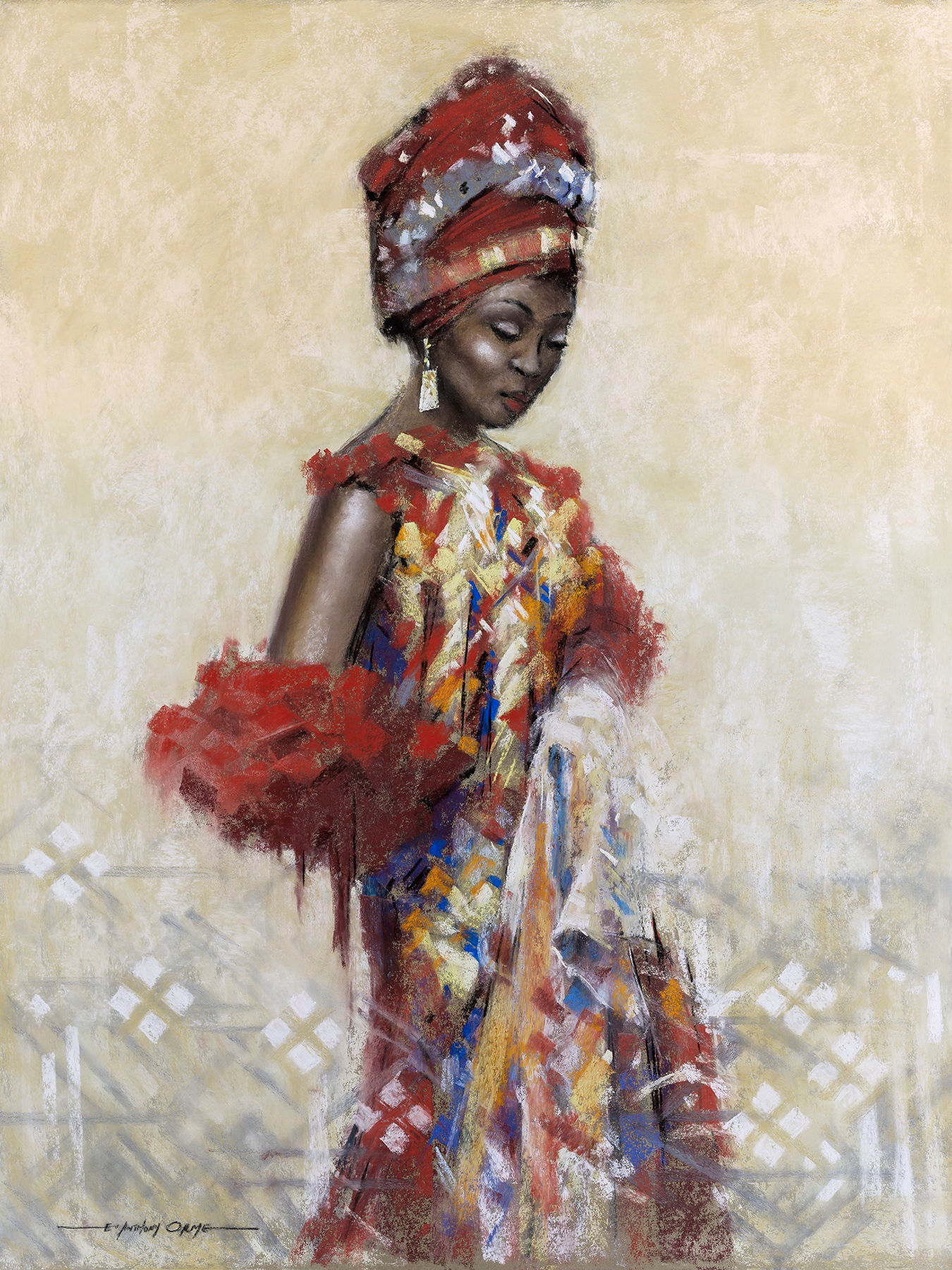 Framed - Celebration Of Beauty I By A. Orme