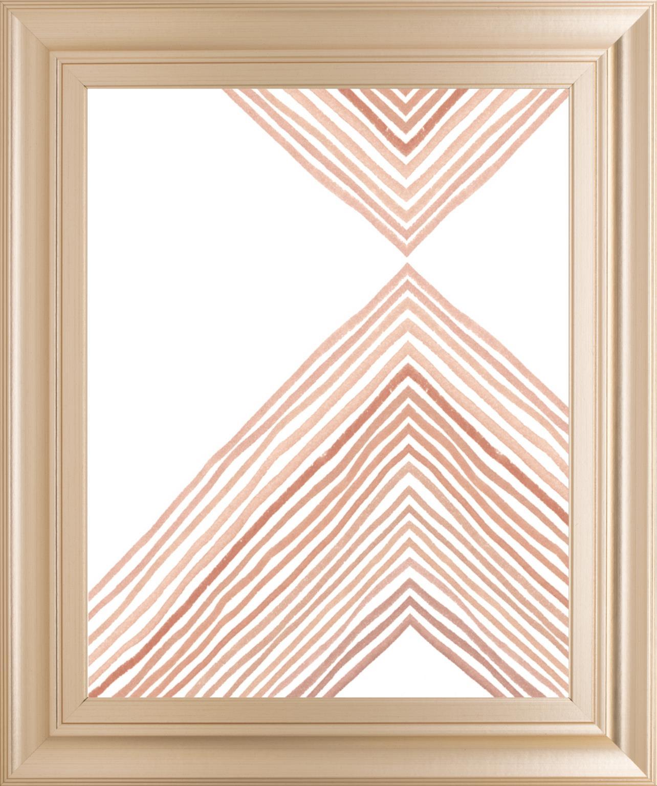 Pink Apogee II By Emma Scarvey 22x26 - Beige