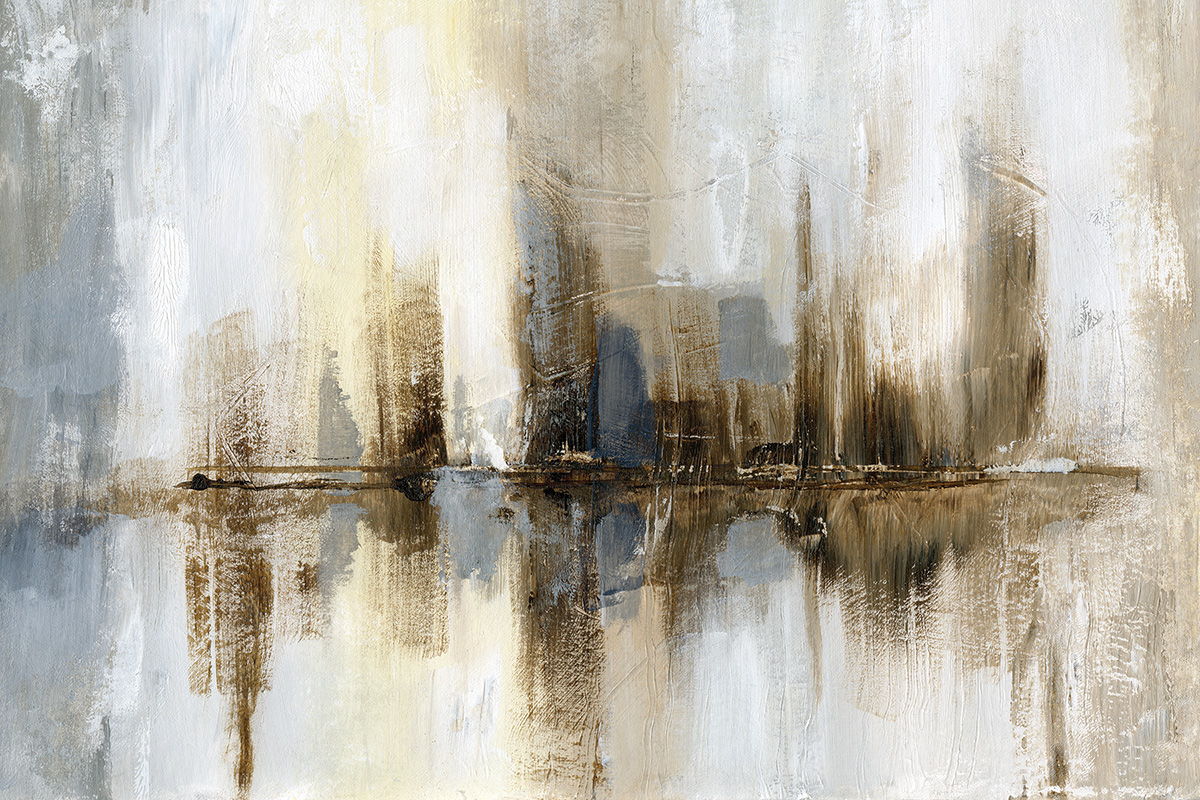 Framed Small - Harbor Lights By Nan