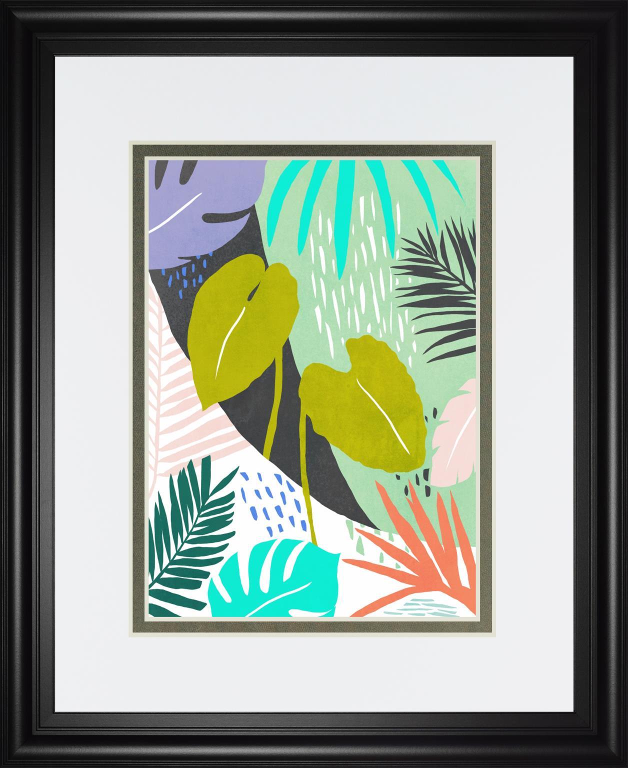 Jazzy Jungle I By Annie Warren 34x40 - Green
