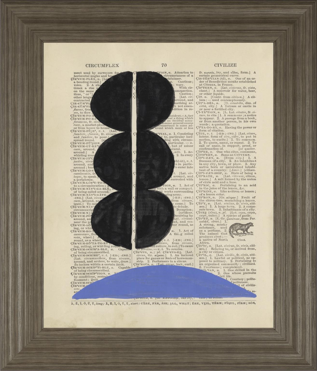 Modern Definition II By Renee W. Stramel 22x26 - Black