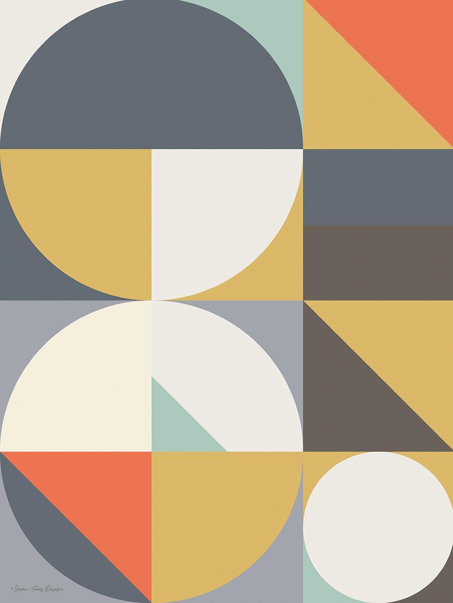 Framed Small - Geo Shapes I By Seven Trees Design