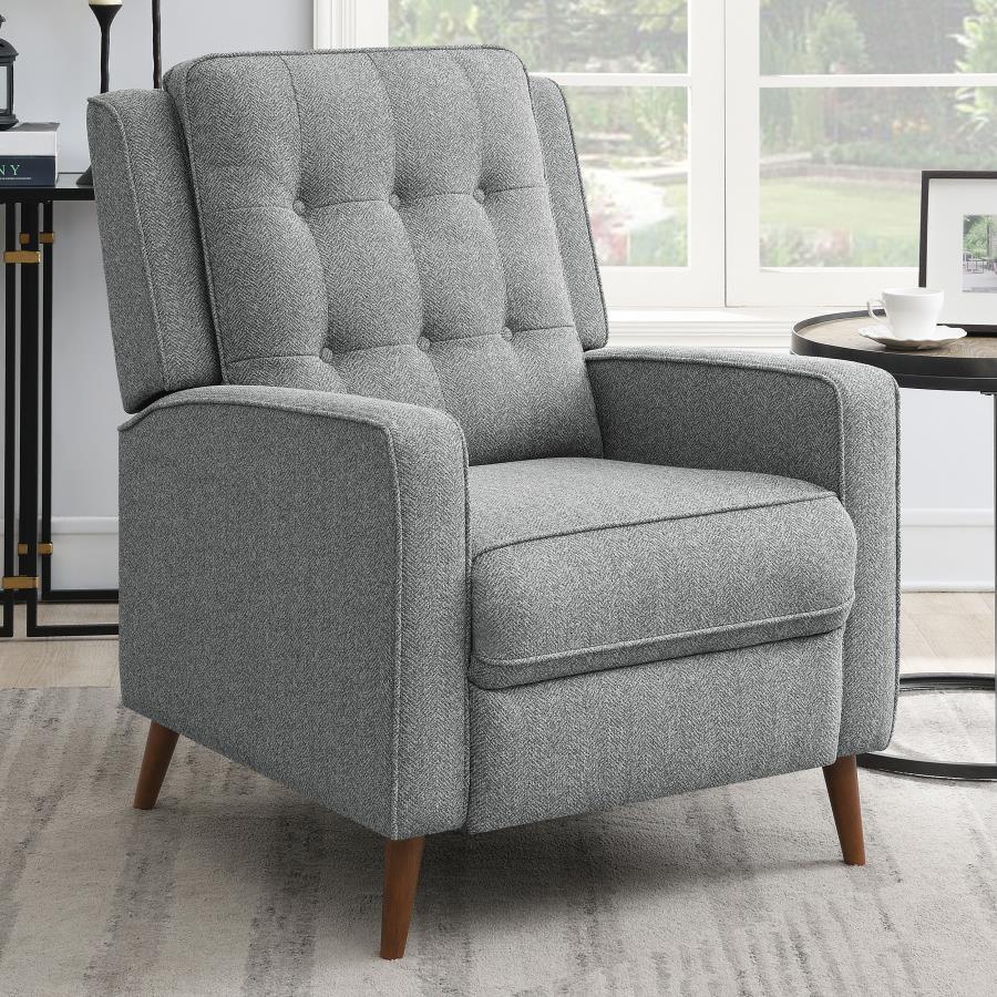 Davidson - Push Back Recliner - Gray