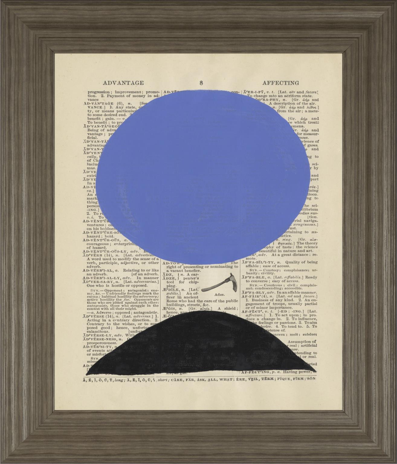 Modern Definition III By Renee W. Stramel 22x26 - Blue