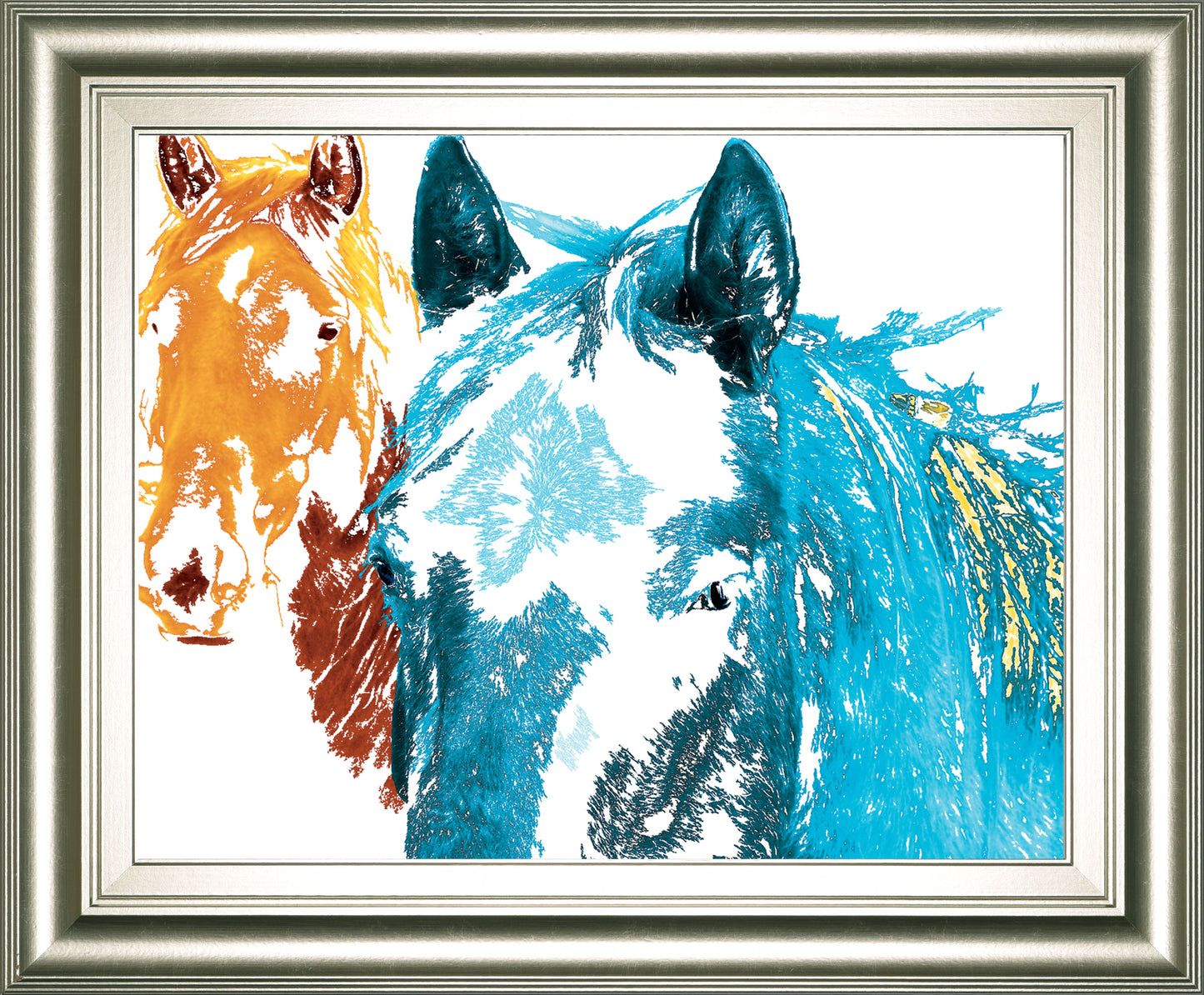 It's Cool To Be Blue By Marvin Pelkey - Framed Print Wall Art