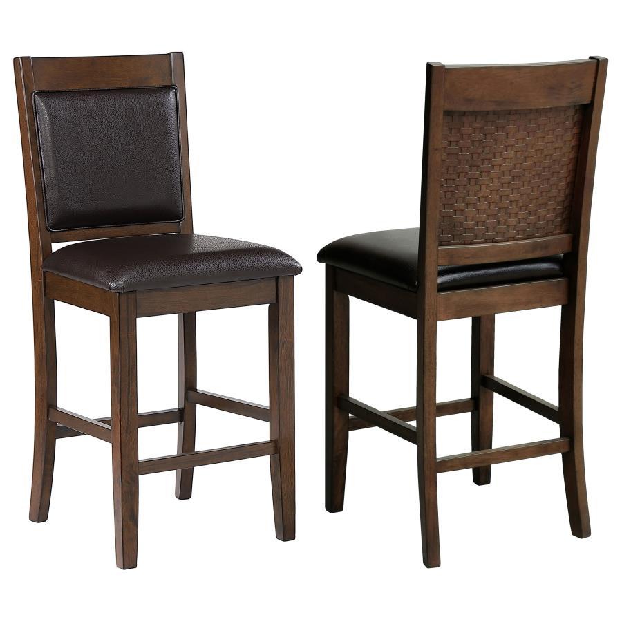 Dewey - Counter Chair (Set of 2) - Brown