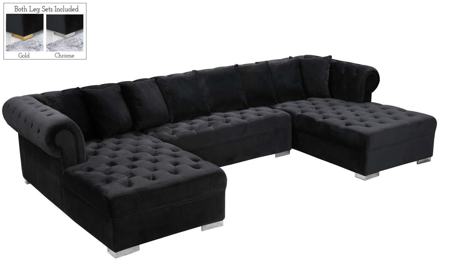 Presley Upholstered Velvet Sectional