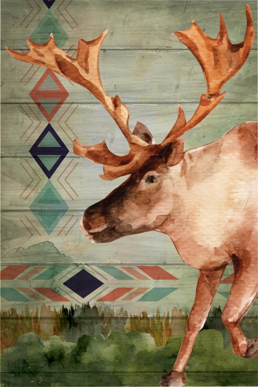 Framed Small - Moose By Nd Art