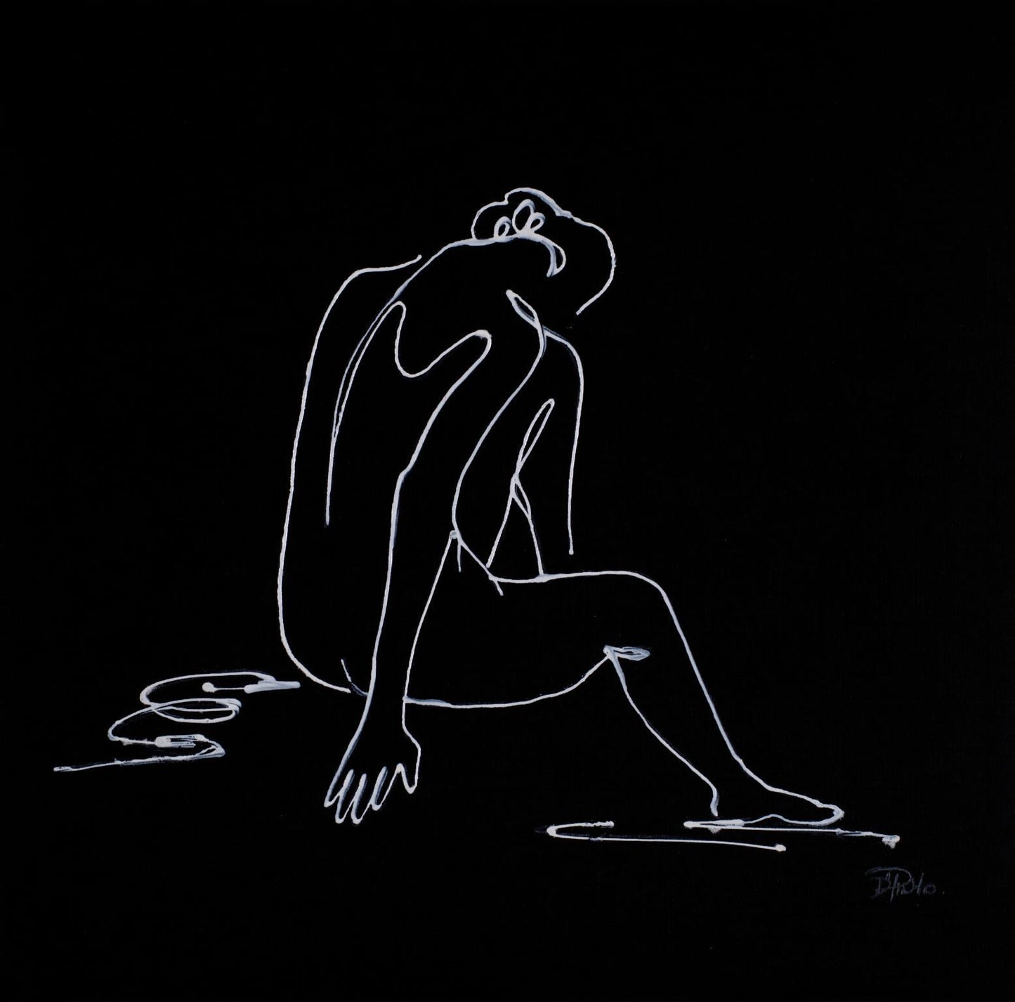 Framed - Spa Day Figurative I By Patricia Pinto