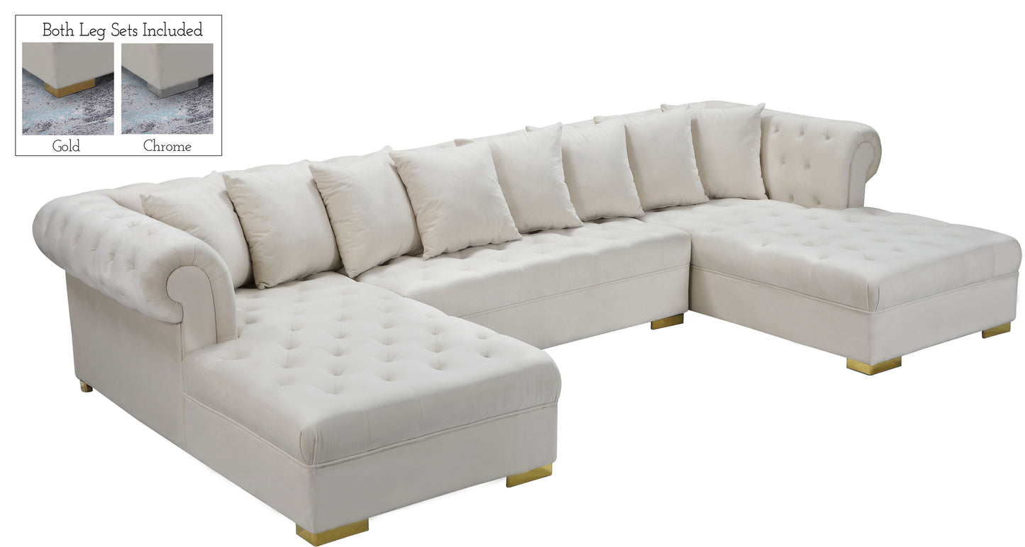 Presley Upholstered Velvet Sectional