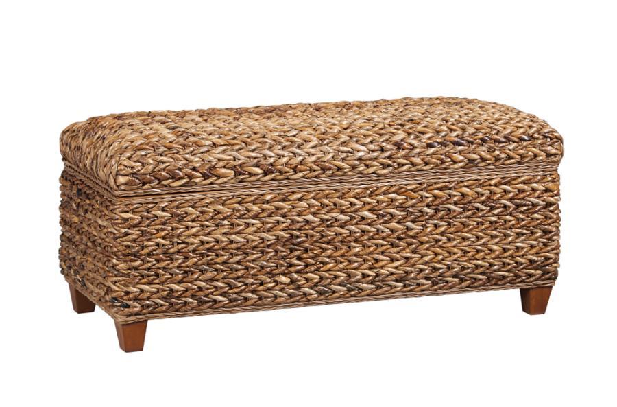 Laughton - Hand-woven Storage Trunk - Light Brown