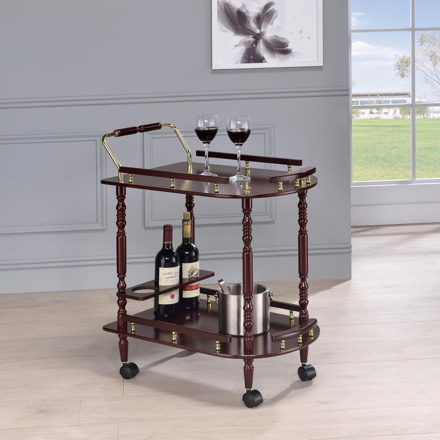 Palmer - 2-tier Serving Cart - Brown