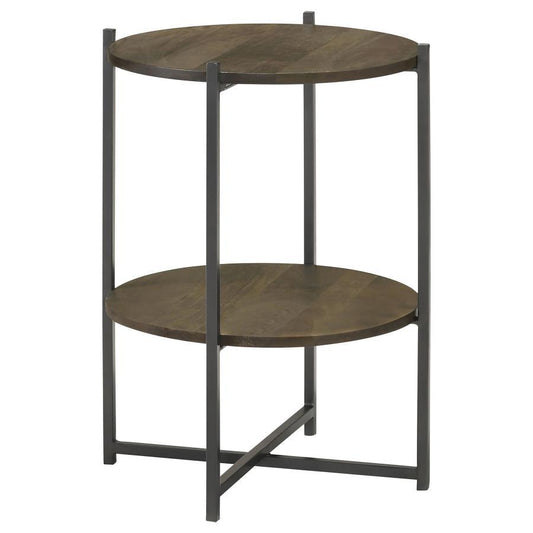 Axel - Open Airy Design Accent Table - Light Brown