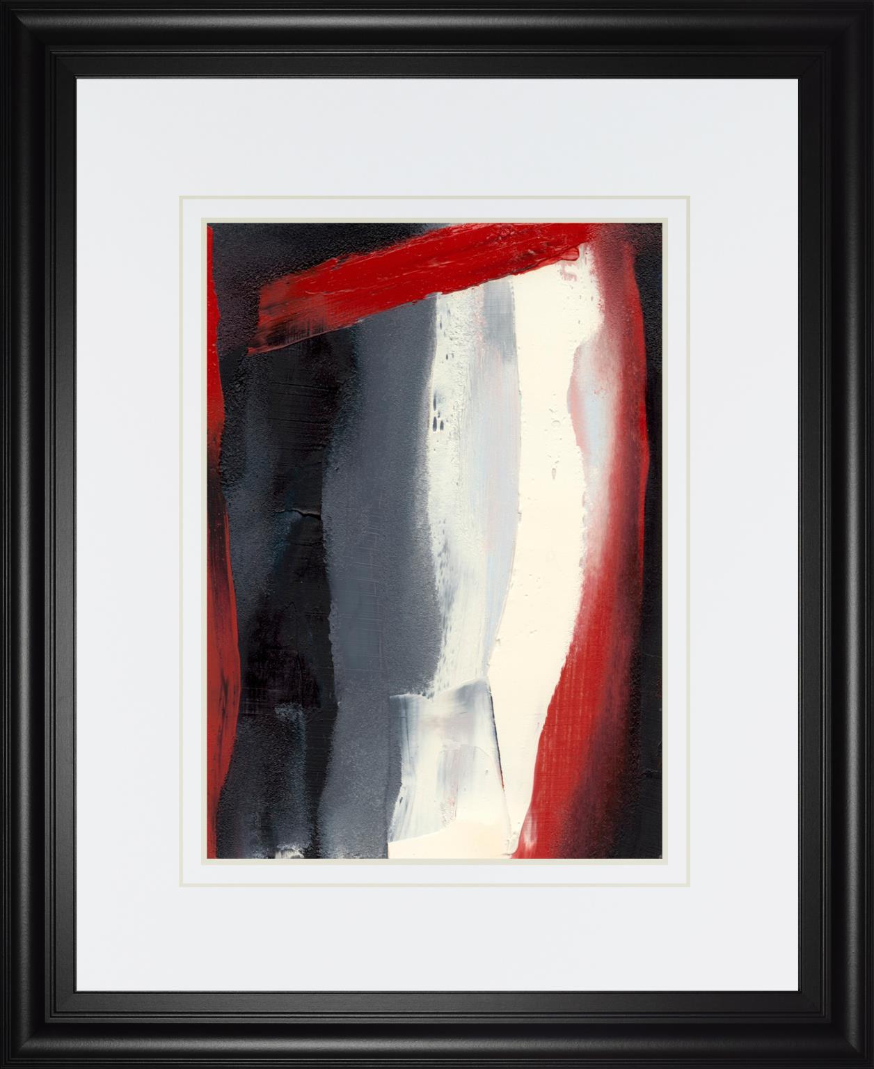 Red Streak II By Sharon Gordon 34x40 - Dark Gray