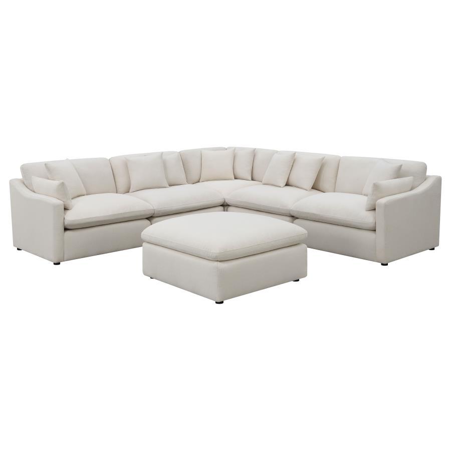 Hobson - Ottoman - White
