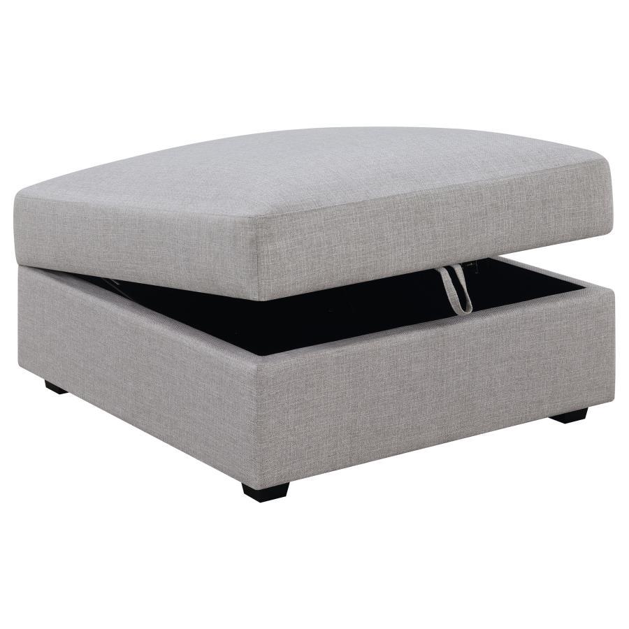 Cambria - Storage Ottoman - Grey