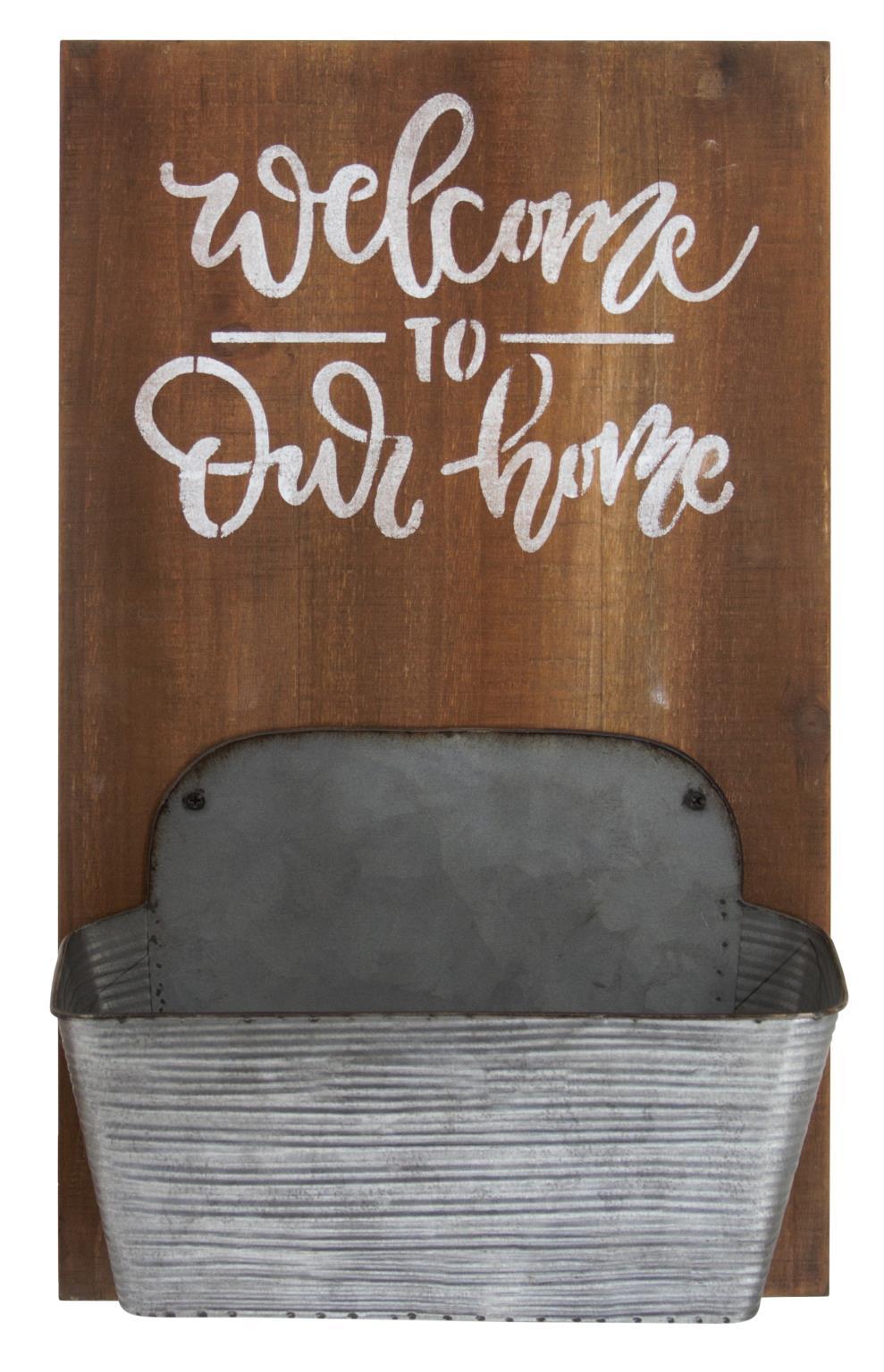 Mixed Material Wall Decor 12 X 36