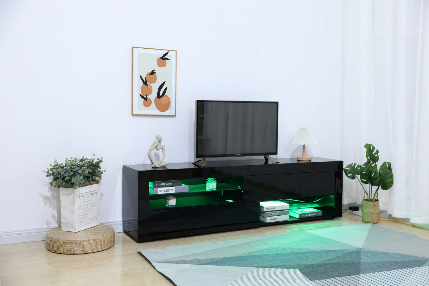 71" Glossy LED TV Stand