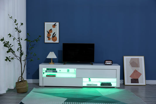 71" Glossy LED TV Stand