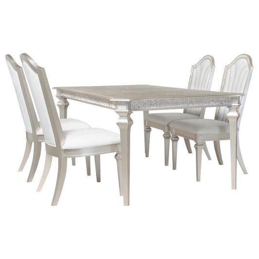 Evangeline - 5 Piece Dining Set - Ivory