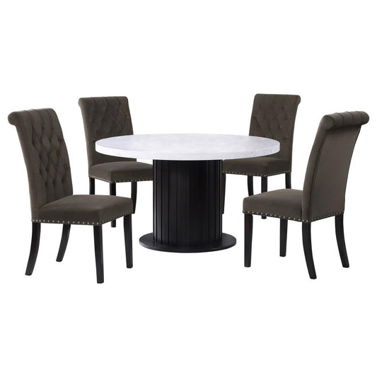 Sherry - Dining Table 5 Piece Set - Brown