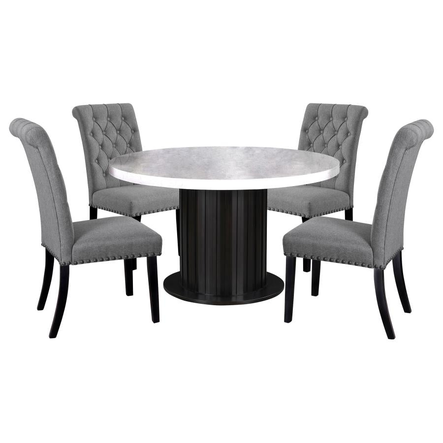 Sherry - Dining Table 5 Piece Set - Gray