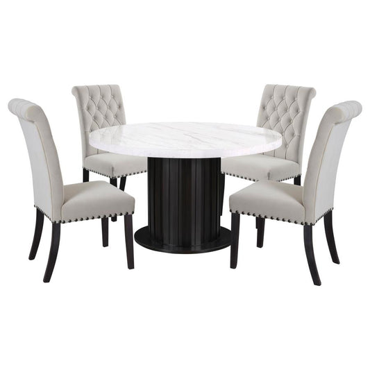 Sherry - Dining Table 5 Piece Set - White