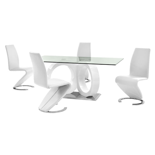 Modway White Dining set