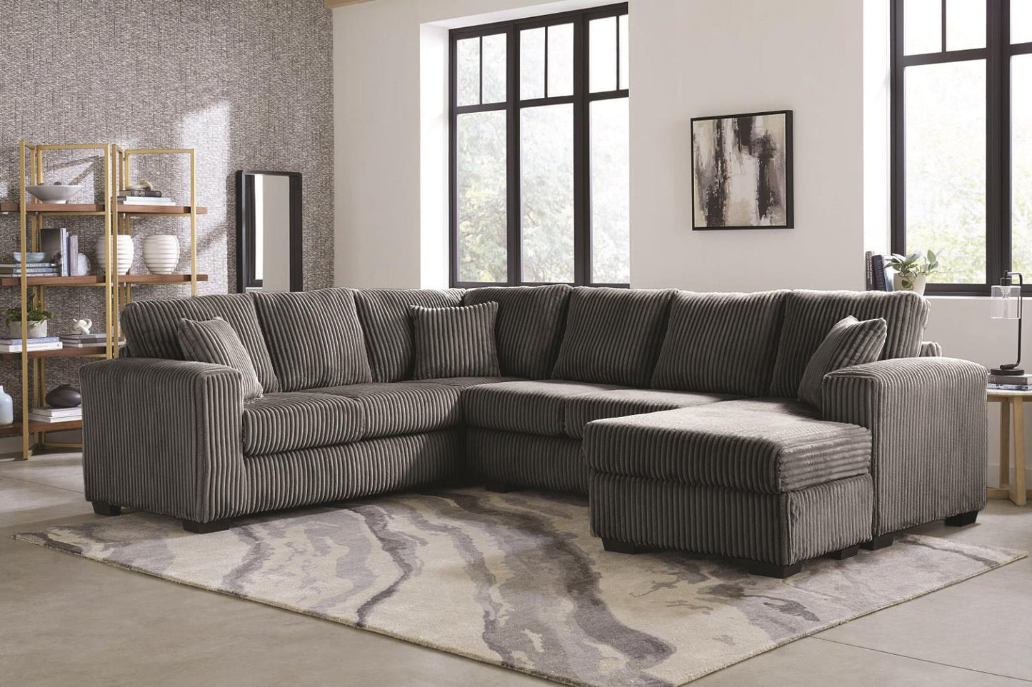 Raverse Corduroy 3-Piece Sectional