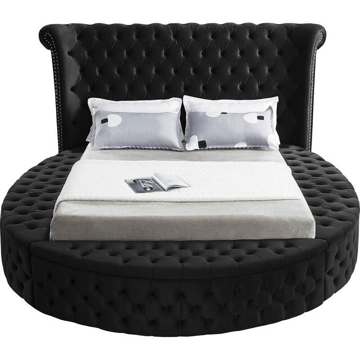 Gigi velvet storage bed