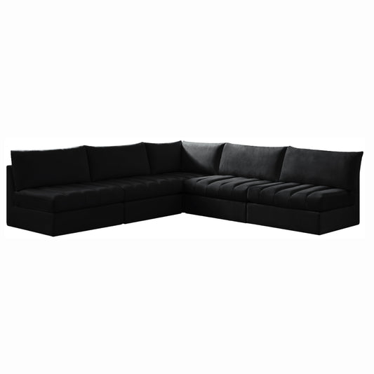 Jacob - Modular Sectional 5 Piece - Black