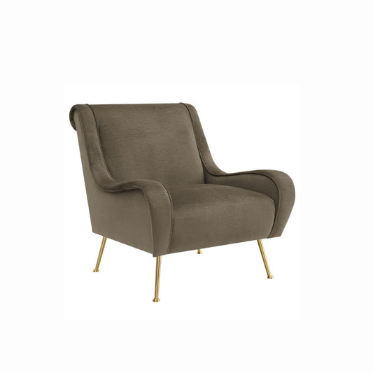 Accent Chair - Dark Brown