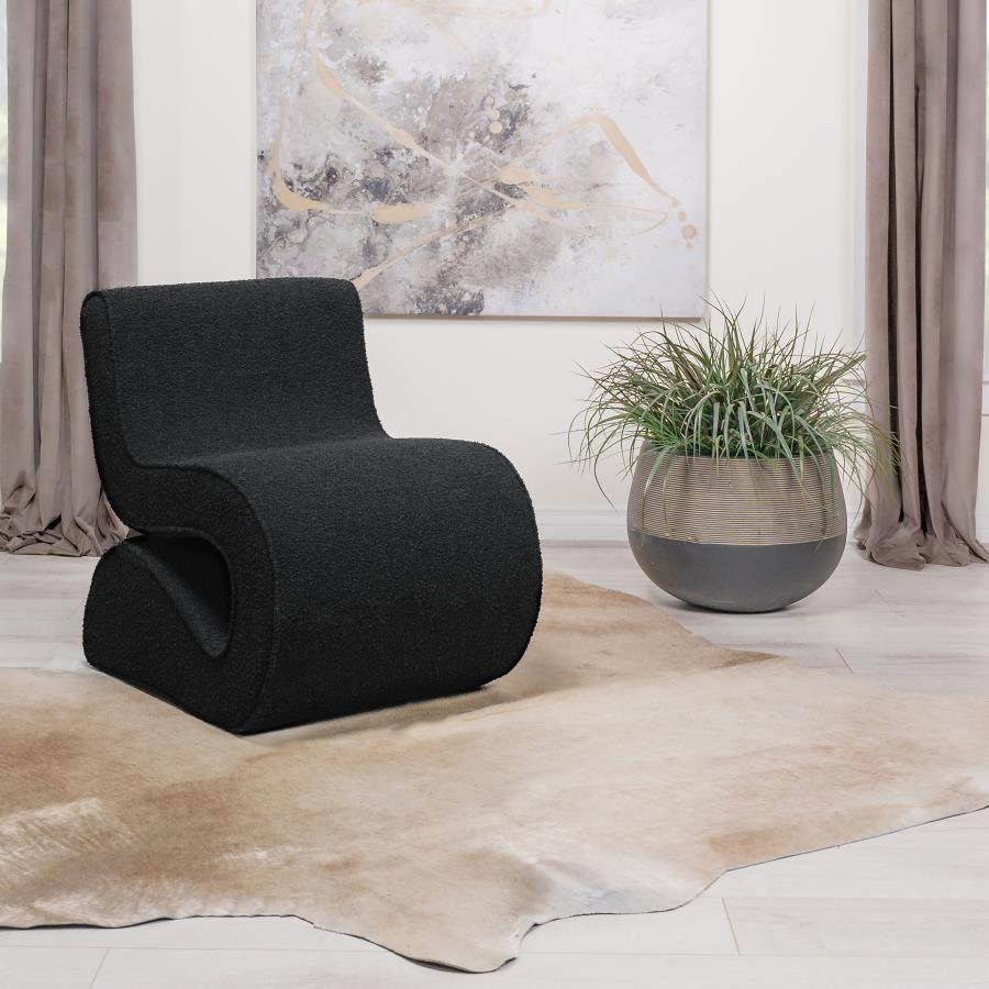 Empire Boucle S-shape chair