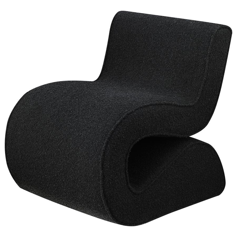 Empire Boucle S-shape chair