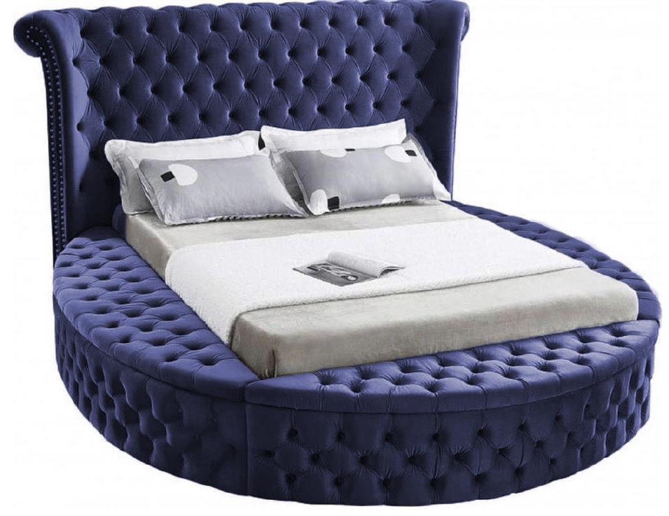 Gigi velvet storage bed