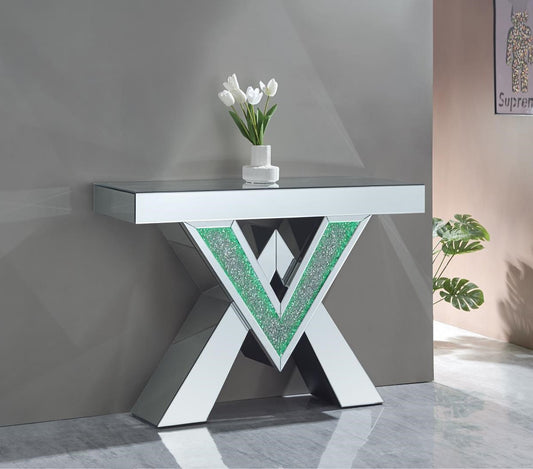 Xora Mirror crystal LED Console table