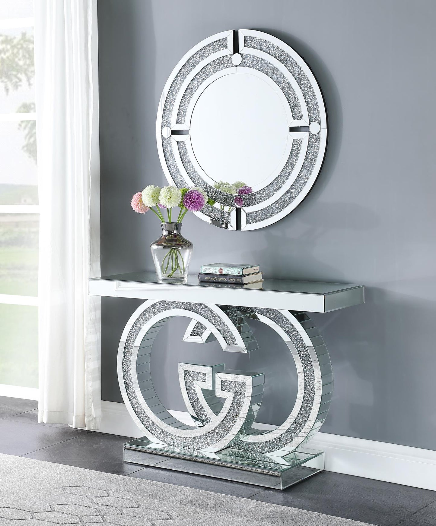 Mirror GG console & wall mirror set