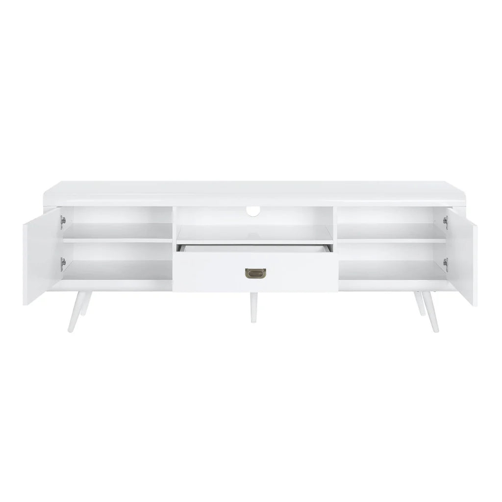 Pagan - TV Stand - White High Gloss Finish