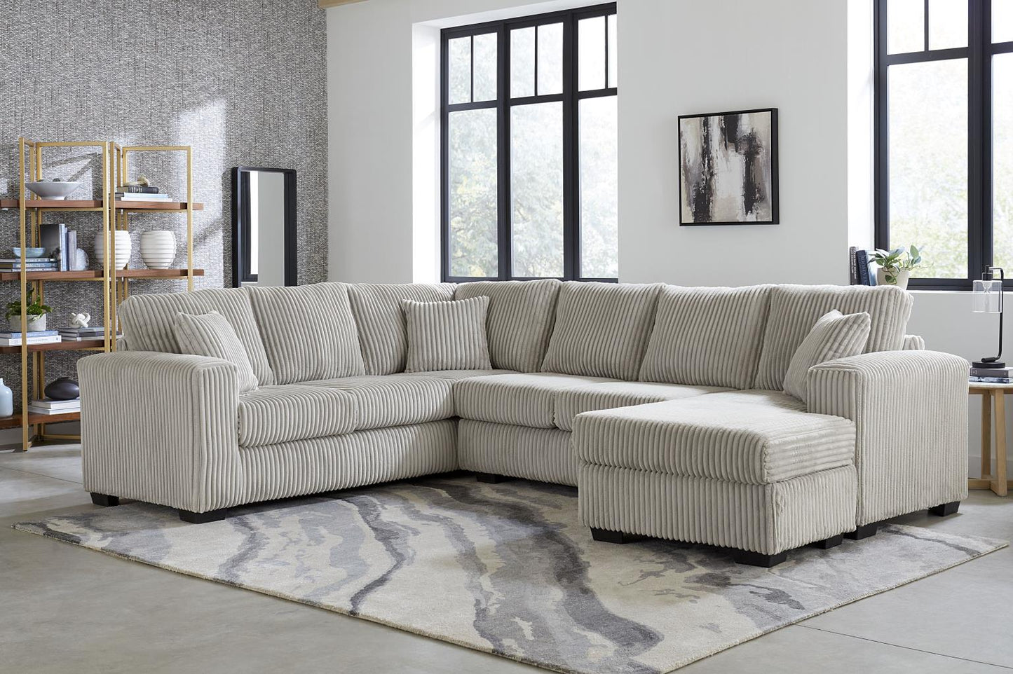 Raverse Corduroy 3-Piece Sectional