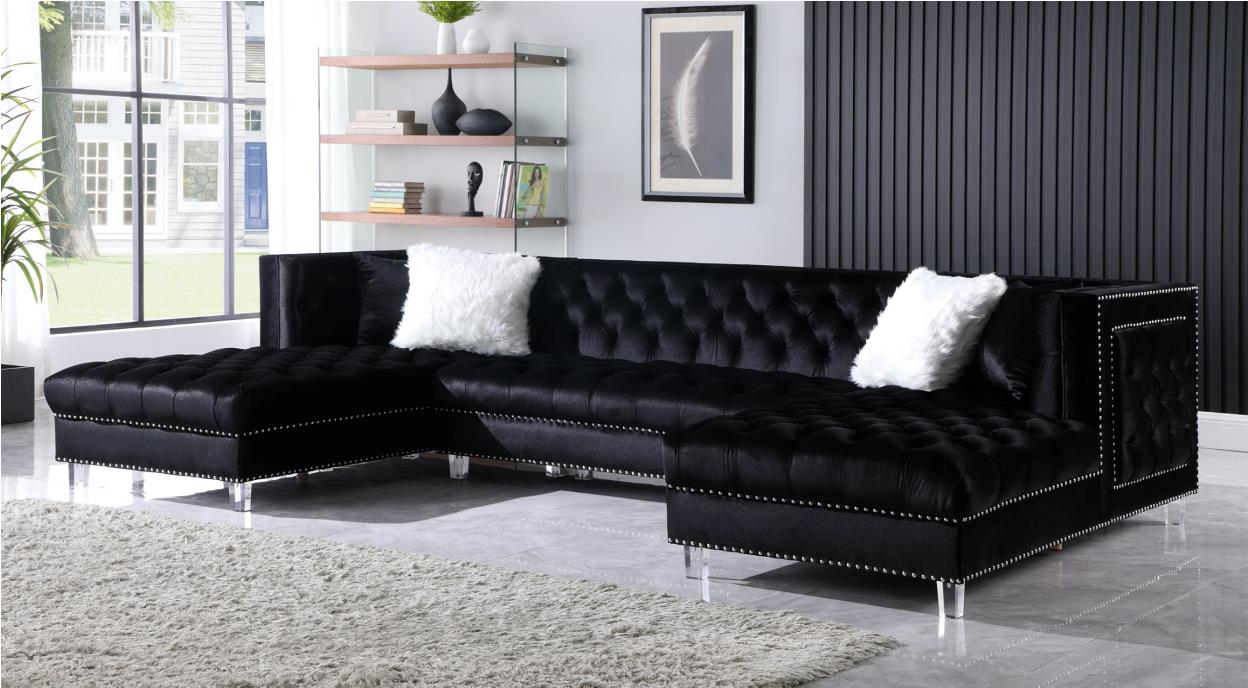 AnnaBelle Luxury  Velvet Sofa Sectional