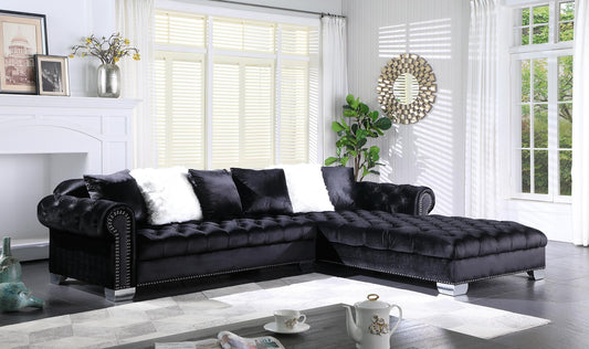 Kylie velvet sectional