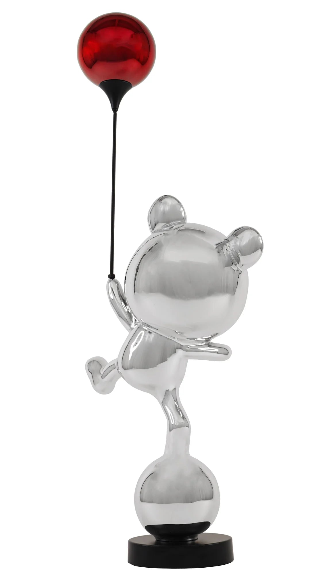 Chrome Bear Ballon Sculpture