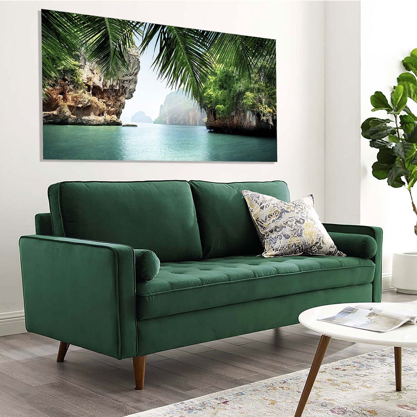 Phi Phi Island Tempered Glass Wall Art