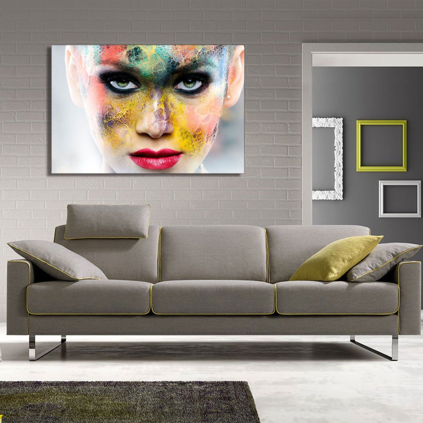 Colorful Tempered Glass Wall Art