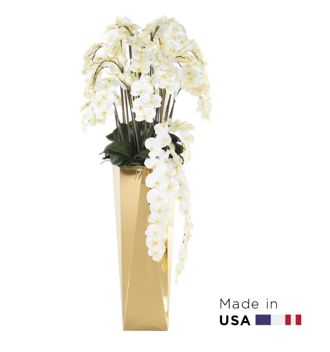 Gold Giulioana Orchid Floral Arrangement