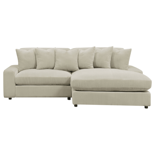 Blaine Upholstered Reversible Sectional Sofa Sand